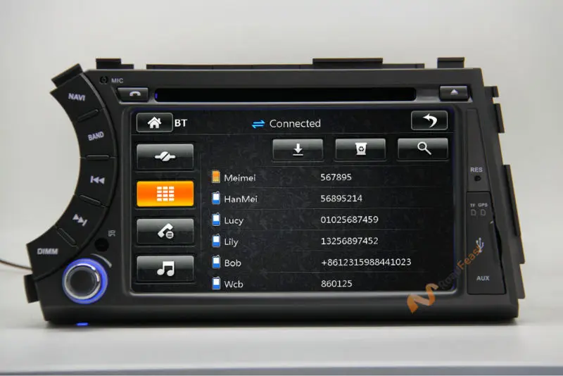 Ssangyong Actyon-Kyron car DVD 9