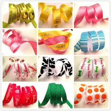 Заказная наклейка с логотипом подарочная упаковка украшения ленты с собственным логотипом 200 ярдов/партия