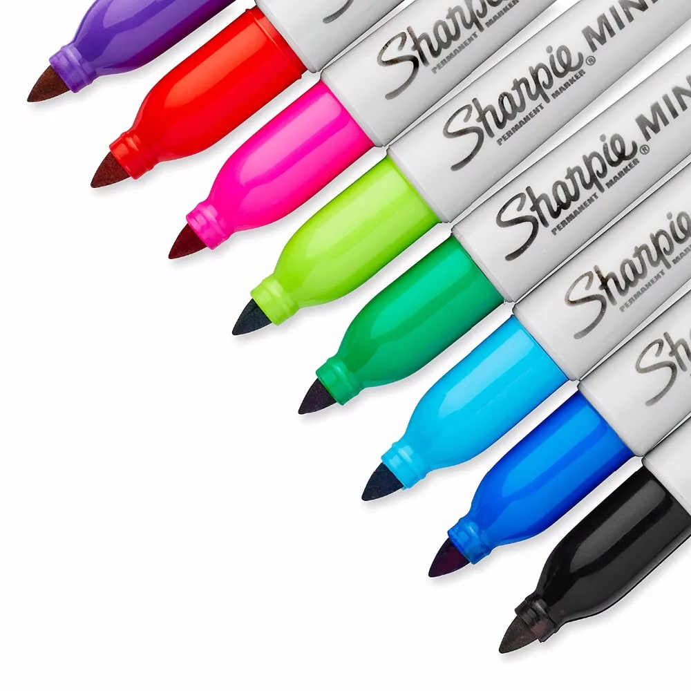 Новое поступление! Sharpie мини перманентные художественные маркеры 4 вида цветов
