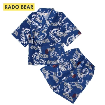 

Children Kimono Cotton Soft Pajamas Sets Baby Girl Summer Household Sleepwear Toddler Boy Underwear Pijamas Pyjamas Suit Clothes