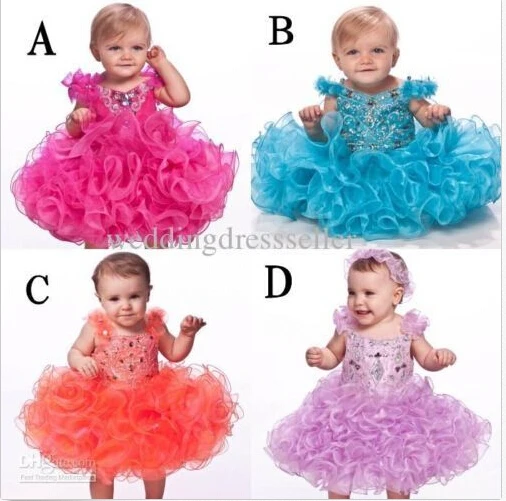 infant cupcake pageant dress