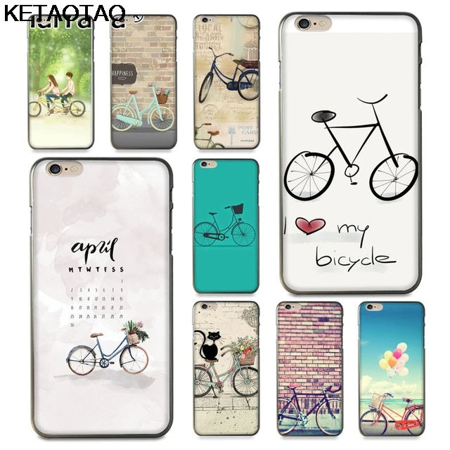 KETAOTAO велосипед Diy роскошь для iPhone 4S SE 5C 5S 6S 7 8 Plus X XR XS MAX Samsung черный мягкий чехол