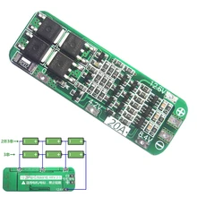 3 S 20A Li-Ion 18650 литиевая Батарея защиты Board Липо Батарея Зарядное устройство защиты печатной платы BMS 12.6 В ячейки модуль для дрель Двигатель