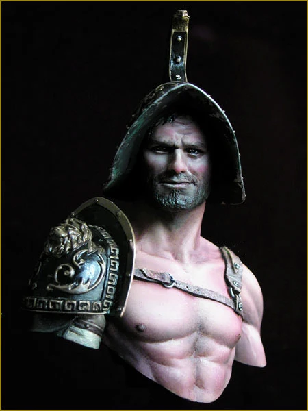 

1/10 Resin Bust Building Kit Ancient Roman Gladiator