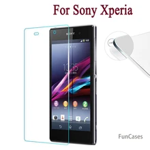 Protector de pantalla de vidrio templado para Sony Xperia M4 Aqua M5 Z Z2 Z1 Z5 Z3 Mini M 4 compacto vidrio de protección superior