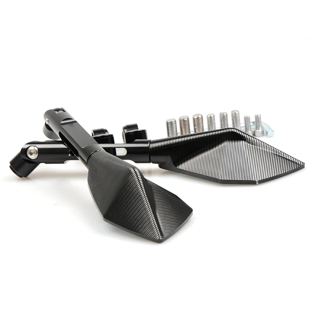 Зеркало мотоциклетное короткое с ЧПУ для YAMAHA YZF R1 R6 R3 Kawasaki ER6F ER6N ER 6N 6F Z800|rearview side