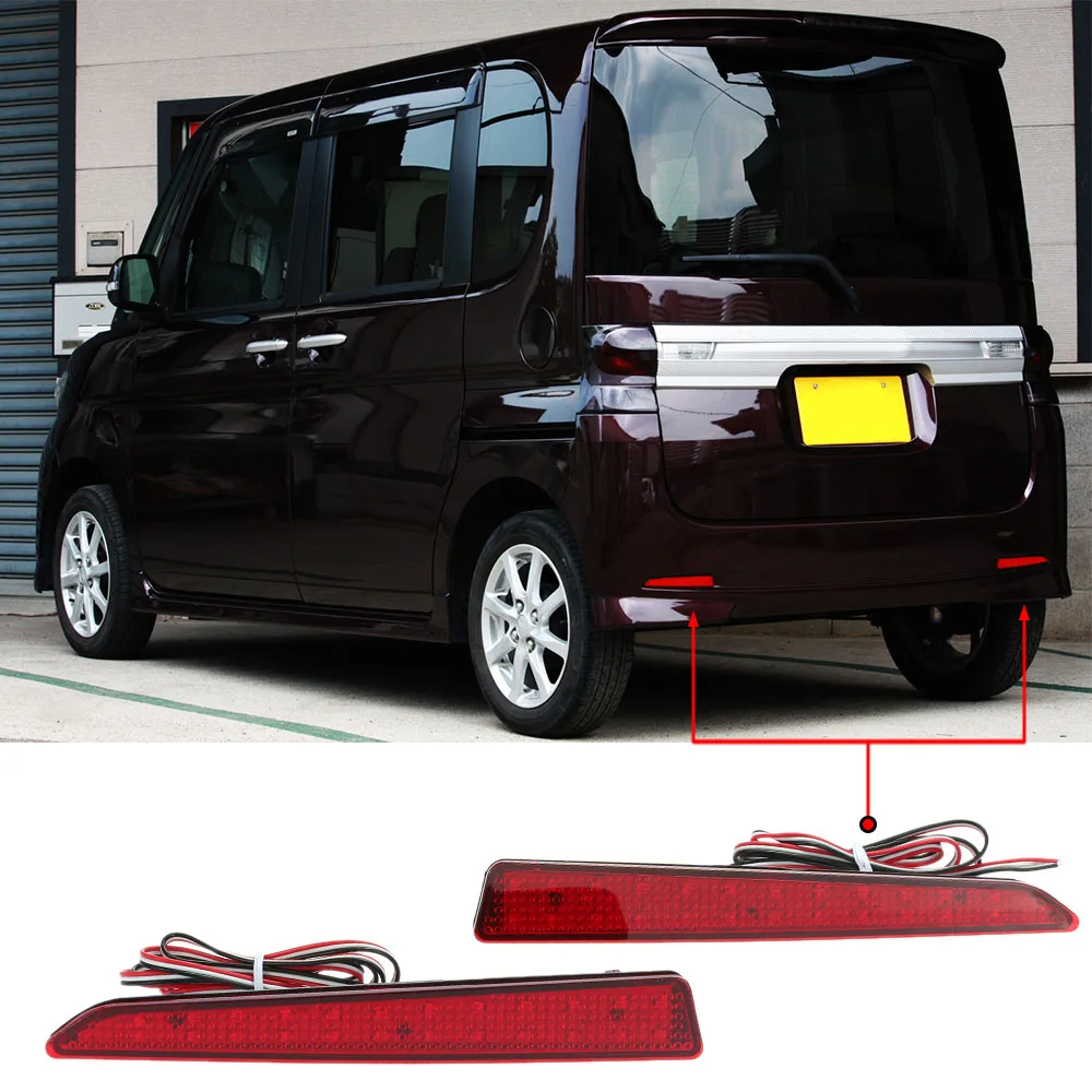 Buy car styling Rear Bumper Reflect Warning Light