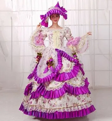 Royal Purple Wedding Dress