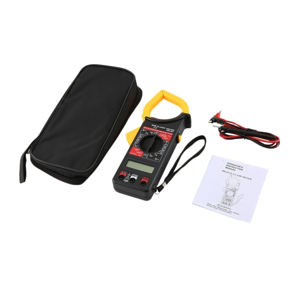 

DT266 Handheld Digital Clamp Meter Multimeter AC/DC Volt Current Voltage Ohm Tester Resistance Ammeter Insulation Multitester