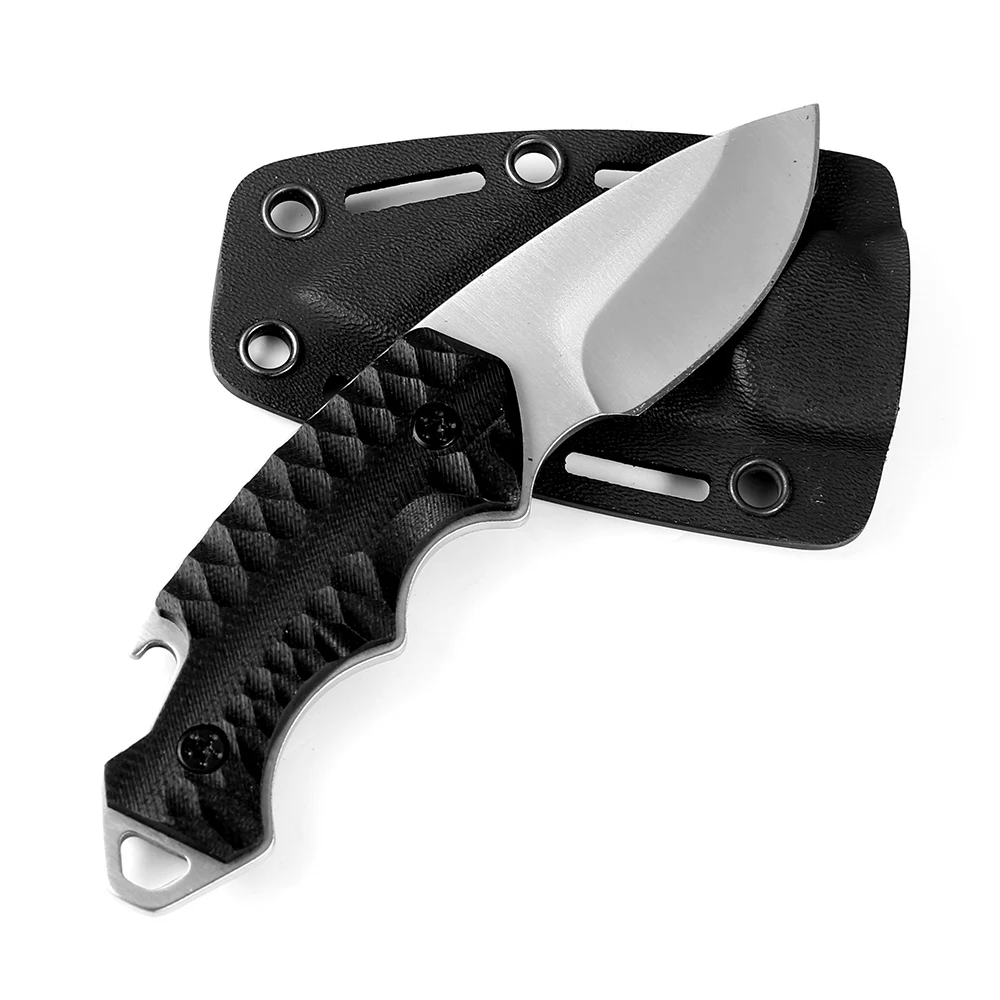 KKWOLF Karambit тактический нож открытый выживания кемпинга самообороны резки фиксированным лезвием высокой твердости нож защитный чехол CN