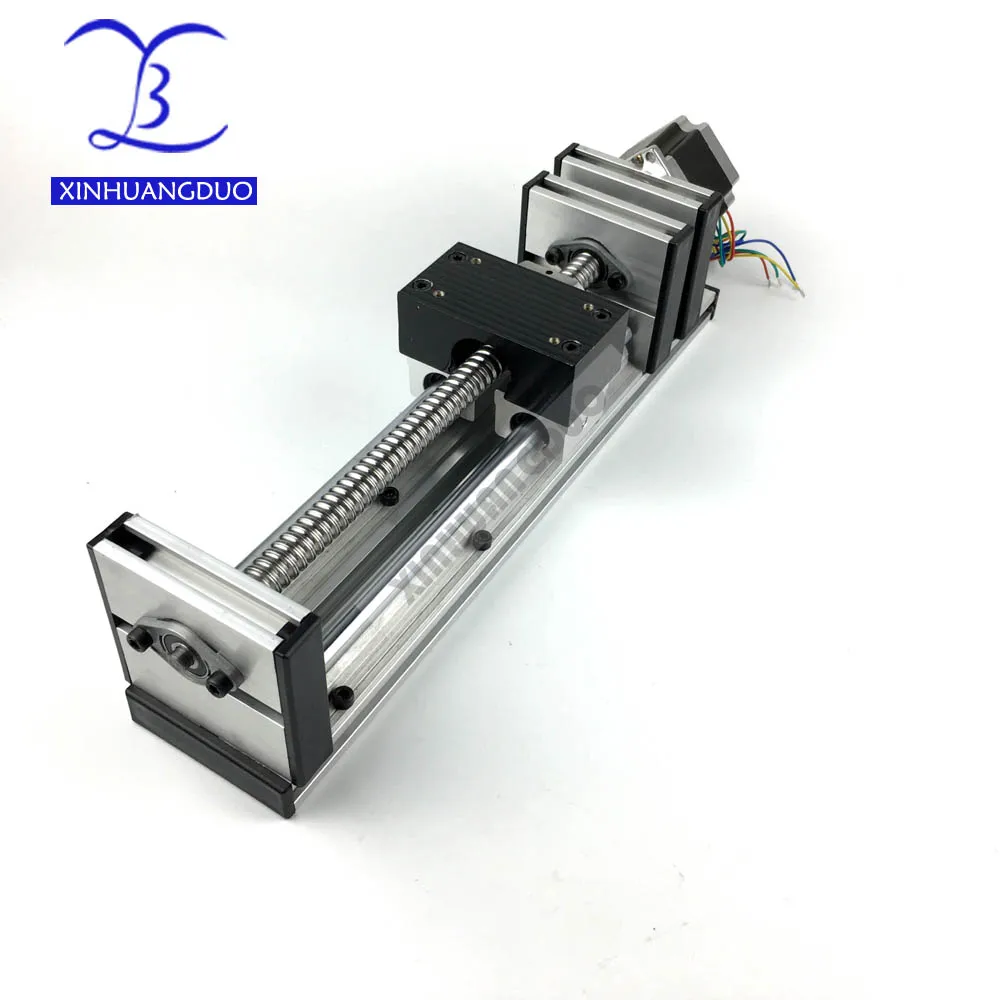 US $150.00 Linear Stage Actuator Table 400mm Travel Length Linear Moudle For DIY CNC Router Machine Tool X Y Z Axies