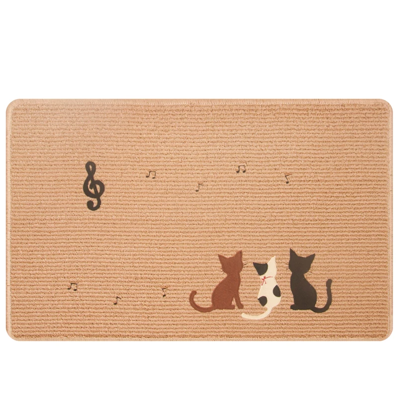 WINLIFE три милые коврики с изображением кошек квадратные/прямоугольные коврики ковры для гостиной Нескользящие Коврики для спальни/детей