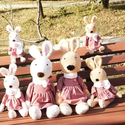 Lesucre сахар кролик новинка 2015 подарок ко Дню Святого Валентина плюшевые куклы юбка шарф дизайн для подарка