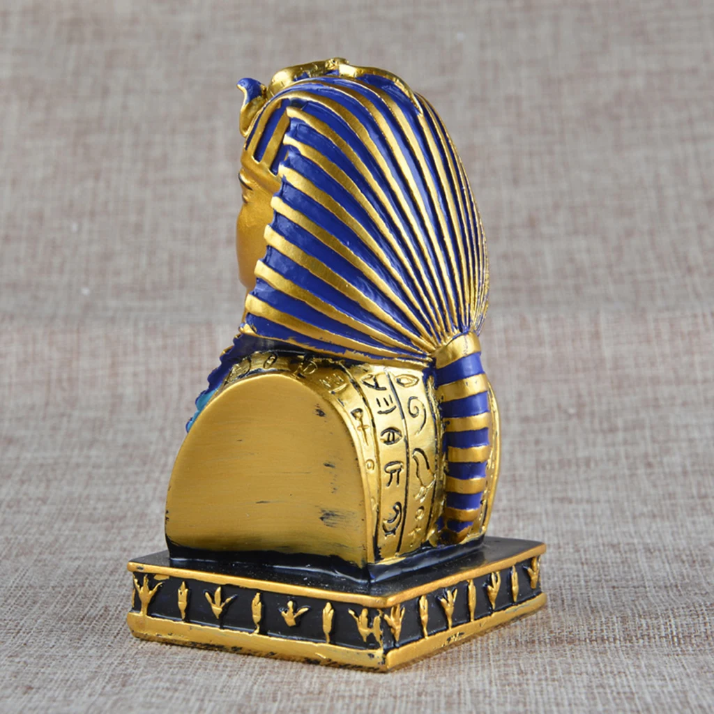 Resin Statues Ancient Egyptian Figurine Statue Handmade Articrafts for Home Office Tabletop Decoration