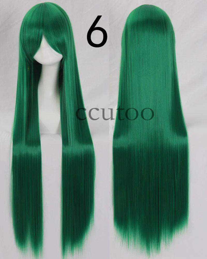 Ccutoo 100 см длинные прямые синтетические волосы высокая температура косплей парики 82 цвета доступны - Цвет: 4/30HL