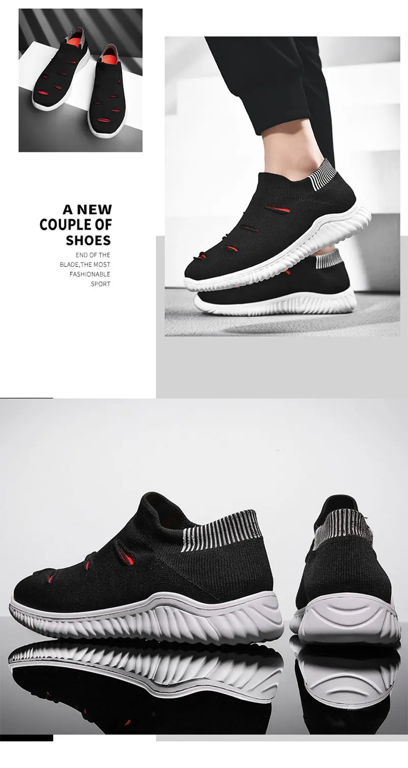New Summer Hot Sale Man Casual Shoes Breathable Light Fashion Male Loafers Adult Outdoor Soft Non-slip Black Men Sneakers (13)
