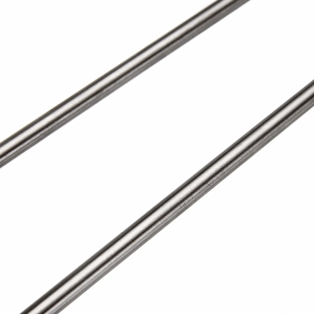 2pcs Sliver 304 Stainless Steel Capillary Tube Tubing OD 5mm ID 3mm Length 500mm