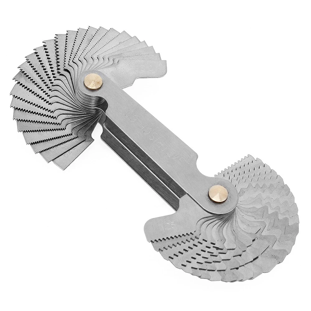 

Thread Measuring Gage 60 Degree Metric Screw Thread Pitch Gauge For Measuring Tool