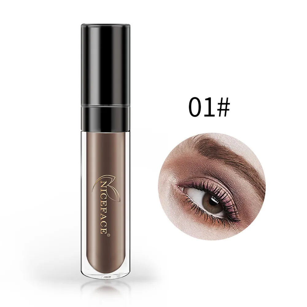 4 colors Microblading New Eyebrow Enhancers Waterproof Long Lasting Gel Cream Makeup Tool Fork Tip Cosmetics new | Красота и здоровье