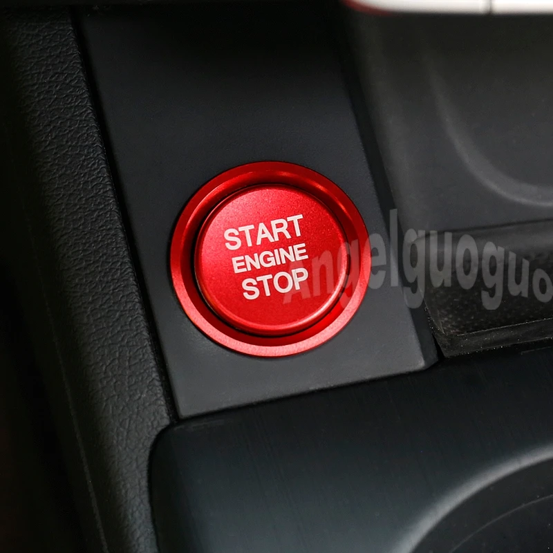 

Ceyes Auto Engine Start Stop Button System Cover Car Styling Stickers Ring Case For Audi A4 A5 A6 A7 Q5 Q7 Circle Accessories