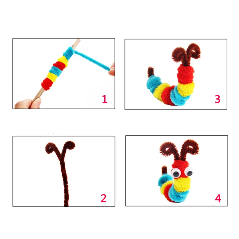 100 шт. плетеные стержни для детей ручной работы DIY художественное ремесло украшения развивающая игрушка для детей DIY Искусство ремесло