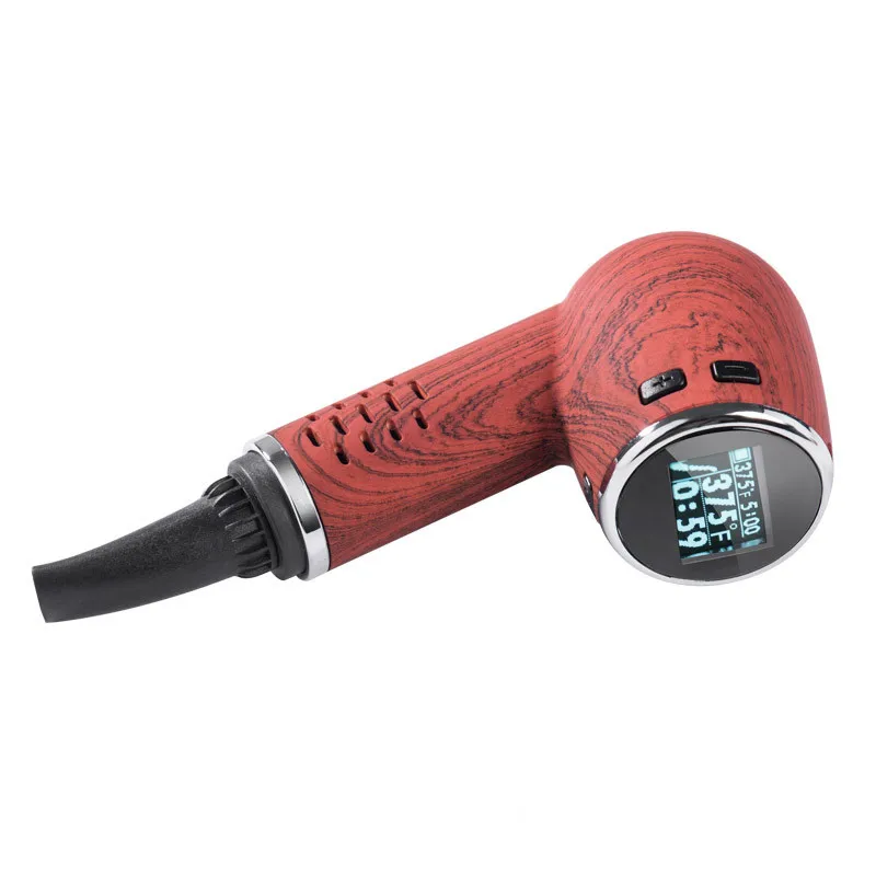 PipeVape набор для травяного испарителя Oled дисплей 18650 батарея трубка курения табака