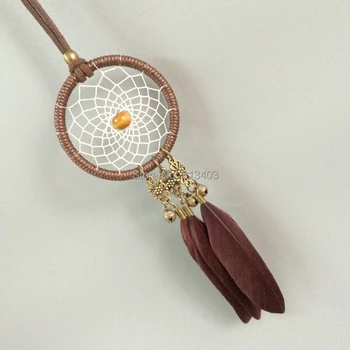 

fashion Bohemia Feather Wall Car Hangings Handmade dream catcher hanging decorations free shipping
