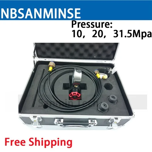 NBSANMINSE cpu 16 25 40 азотный зарядный инструмент гидравлические компоненты из углеродистой стали и нержавеющей стали 304 типа