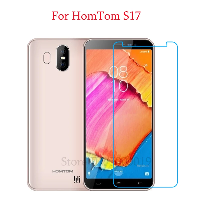 

1PC 2PCS Tempered Glass HomTom S17 Screen Protector on HomTom S17 Protective Glass HomTom S 17 5.5 Inch Glass 2.5D 9H