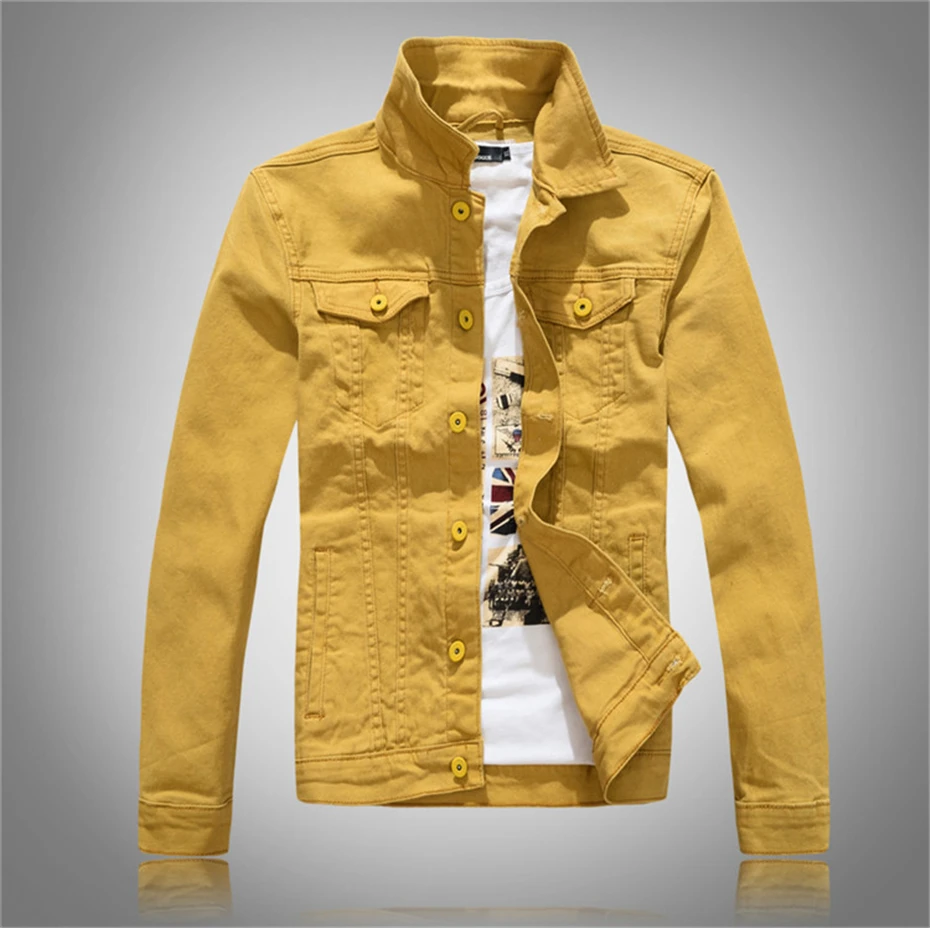 Featured image of post Yellow Colour Jeans Jacket / Colored jeans can elevate your day with bright tones and vibrant hues that give your traditional blue jeans look a rest.