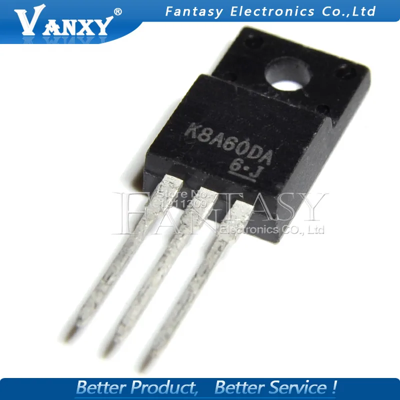 

10pcs K8A60DA TO-220 TK8A60DA TO-220F K8A60DA TK8A60 600V 7.5A new original