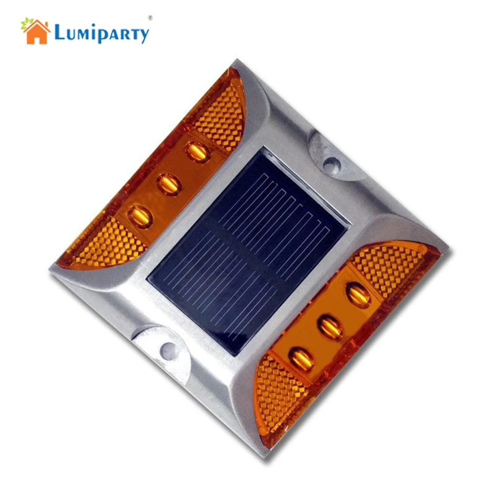 

Lumiparty Outdoor Lighting Solar Power Panel Buried Lamp LED Underground Lamp IP68 LED Street Road Stairs Step Floor Light Home