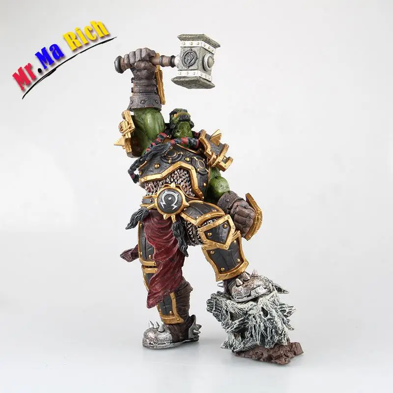 Gioco Wow Orc Warchief Thrall Premium Серия 2 ПВХ фигурка Da Collezione Modello Ben Imballato Senza Scatola | Игрушки и