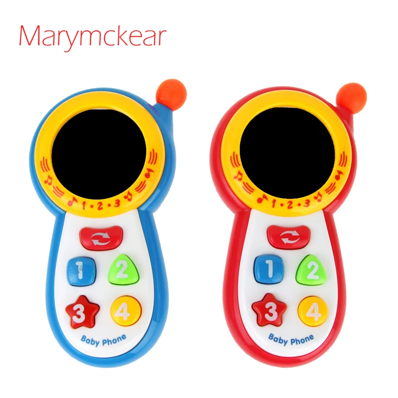 

Bule/ Red Baby Phone Musical Toy Children Educational Toys Infant Mobile Phone Toy Children Learning Music Toy Mini Phone