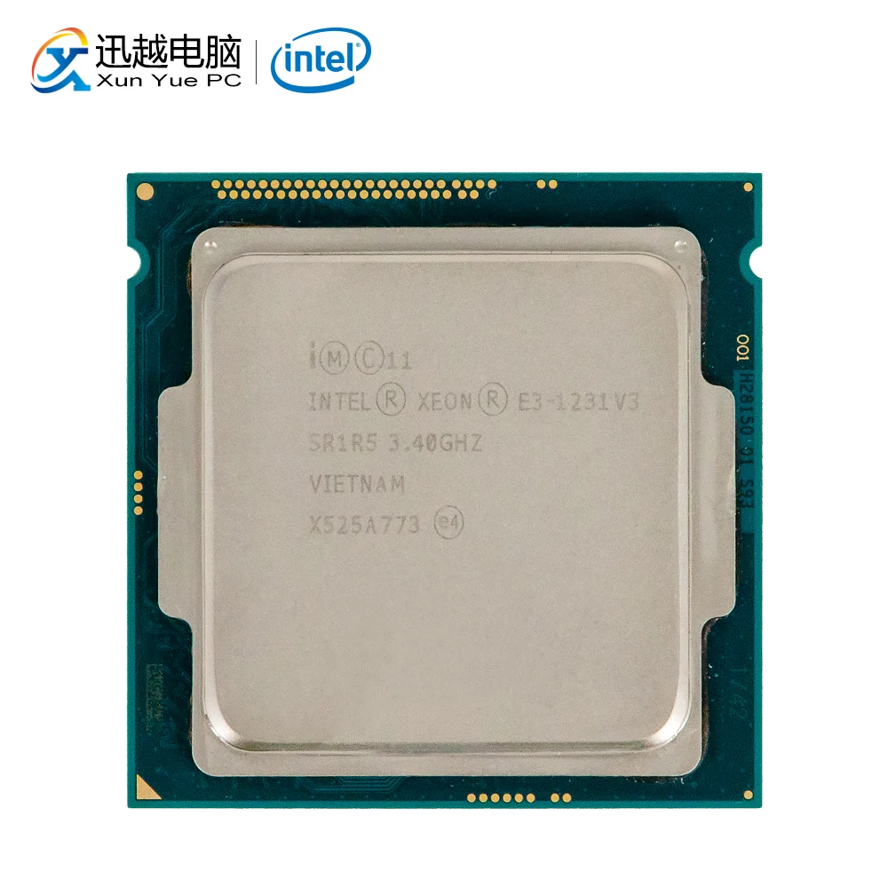 Intel Core E3-1231 V3 настольный процессор E3 1231 V3 Quad-Core 3,4 ГГц 8 Мб L3 Кэш LGA 1150 сервер, используемый для Процессор