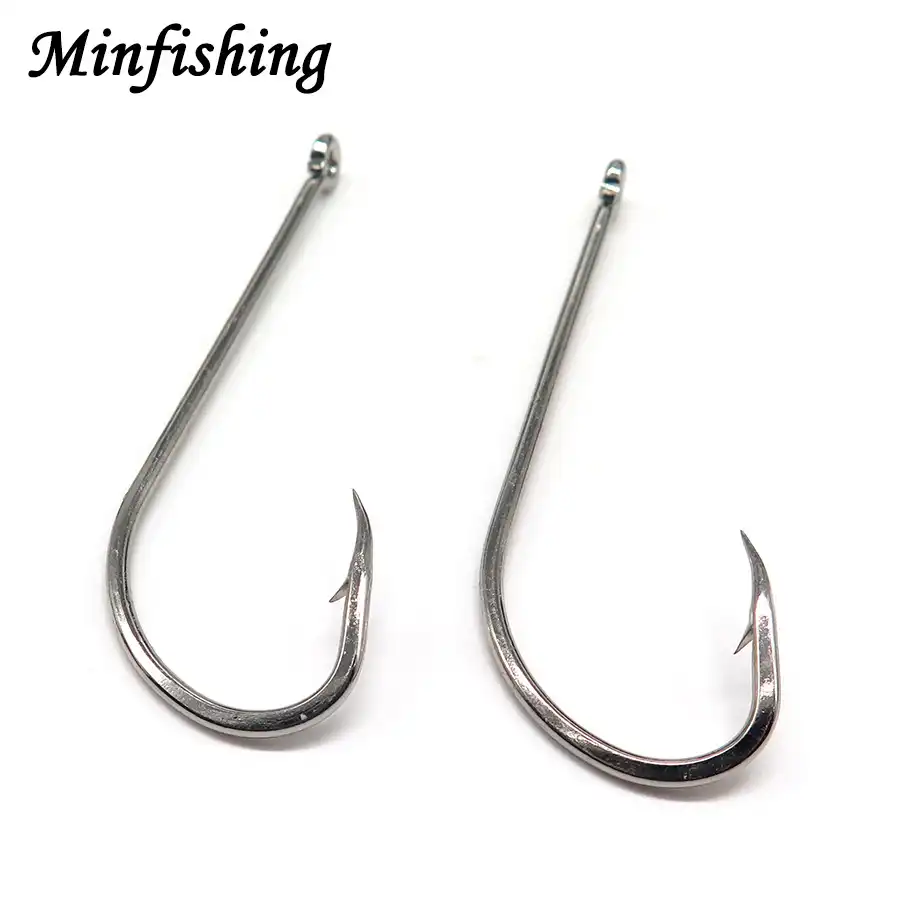 Angelhaken aus Kohlenstoffstahl mit doppeltem Widerhaken und roter Abdeckung Angelhaken Baitholder Haken Karpfenangeln Gr/ö/ße 1 Ningc Minfishing 100 STK