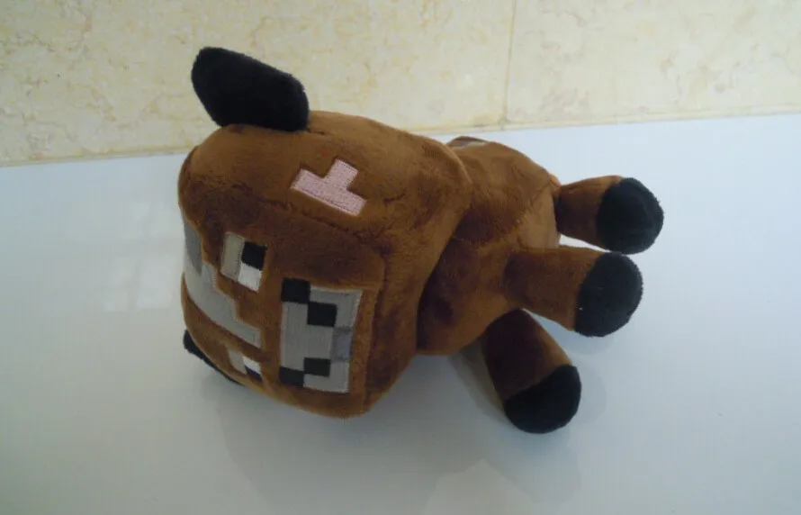 New 16cm Minecraft Plush Toys High Quality Minecraft Brown Cow Stuffed Animals Dolls Mooshroom kids Toys Birthday Gifts New 16cm Minecraft Plush Toys High Quality Minecraft Brown Cow Stuffed Animals Dolls Mooshroom kids Toys Birthday Gifts