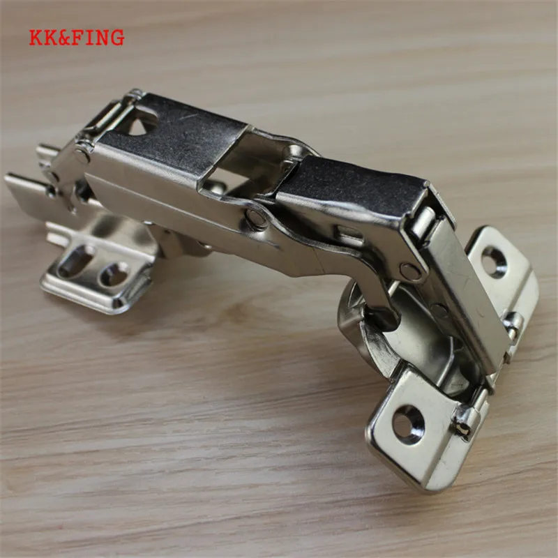 

KK&FING 165 Degree Hinges Cold Rolled Steel Fixed Cabinet Cupboard Door Thick Board Angle Hinge For Furniture Hardware