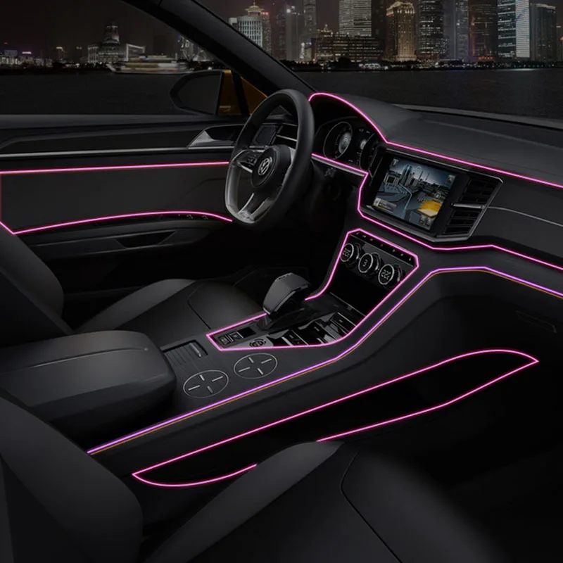 Светодиодные ленты для украшения салона автомобиля 2 м|dashboard trim|interior mouldingsinterior door