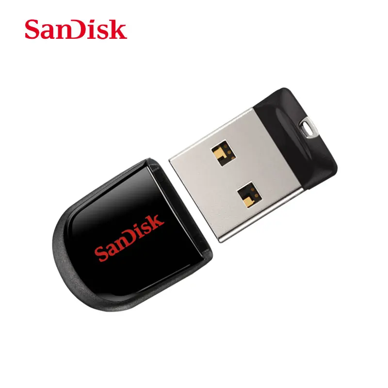 SanDisk Cruzer Fit CZ33 супер мини USB флеш-накопитель 64 ГБ USB 2,0 sandisk флеш-накопитель 32 ГБ флеш-накопитель s 16 Гб U диск