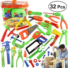 32 шт Детские Инструменты для ремонта, игрушки, детские ролевые игры, ролевые игры, набор игрушек, Обучающие игрушки(случайный цвет