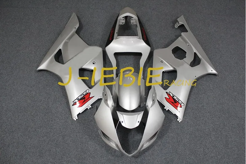 

Silver Injection Fairing Body Work Frame Kit for SUZUKI GSXR 1000 GSXR1000 K3 2003 2004