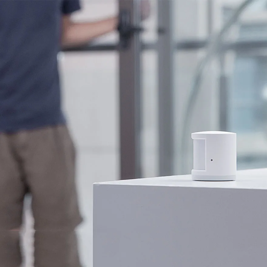 Оригинальный датчик человеческого тела Xiaomi mijia беспроводное подключение zigbee