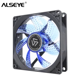 

ALSEYE 90mm Fan LED Computer Fan DC 12v Cooler for PC Case 3pin 2200RPM 48CFM 9cm Cooling Fans