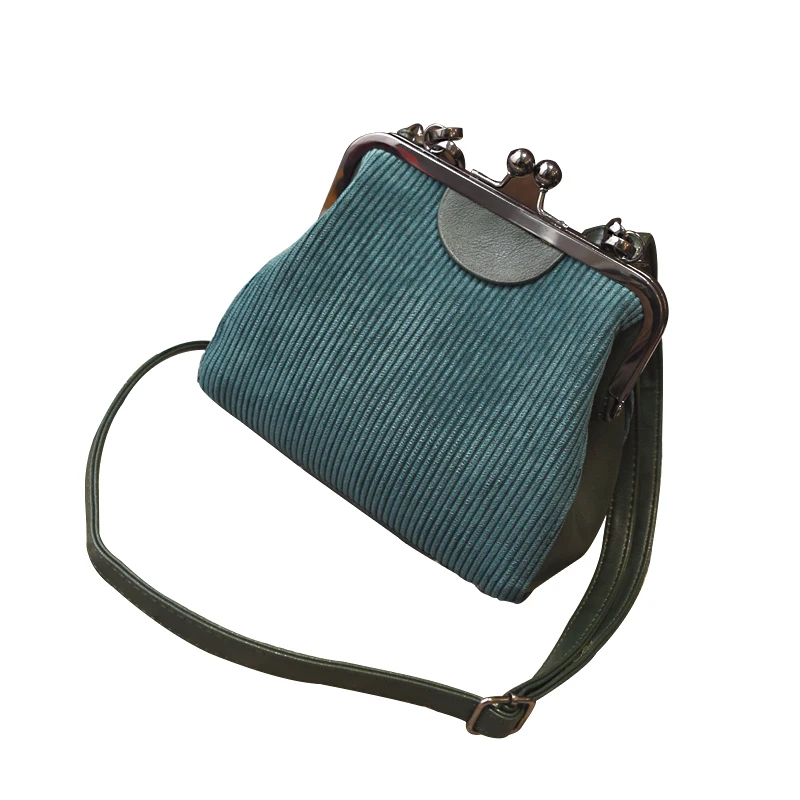 

Casual Women Handbag High Quality Canvas Girl Shoulder Bag Solid Color Women Striped shell bags Messenger Bag
