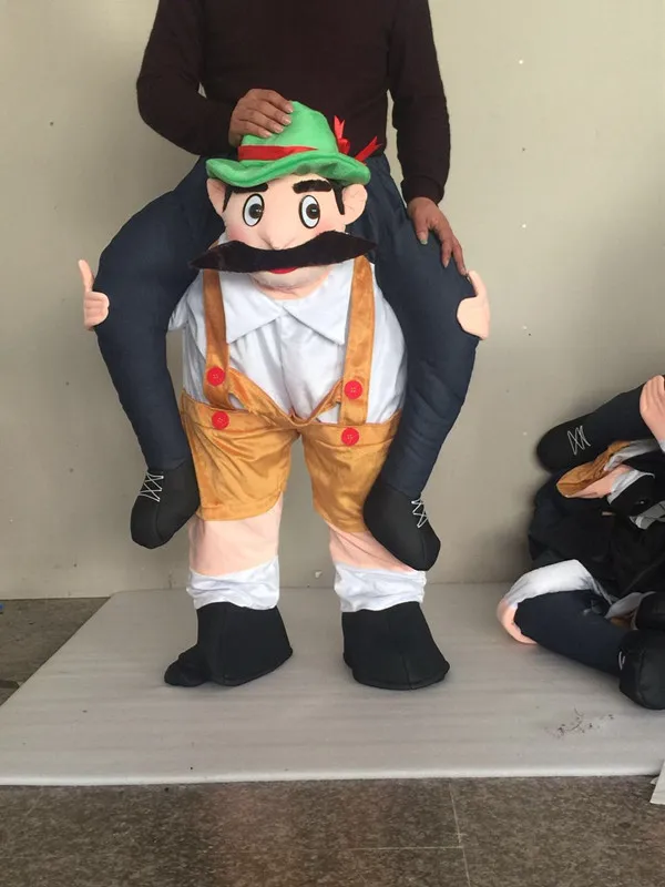 

Novelty Ride on Me Mascot Costumes Carry Back Funny Animal Pants Fancy Dress Up Oktoberfest Halloween Party Cosplay Costumes