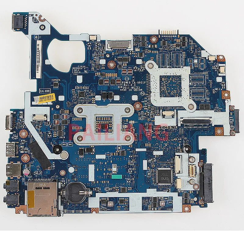  PAILIANG Laptop motherboard for ACER Aspire 5750 5750G 5755 5755G PC Mainboard P5WE0 LA-6901P tesed