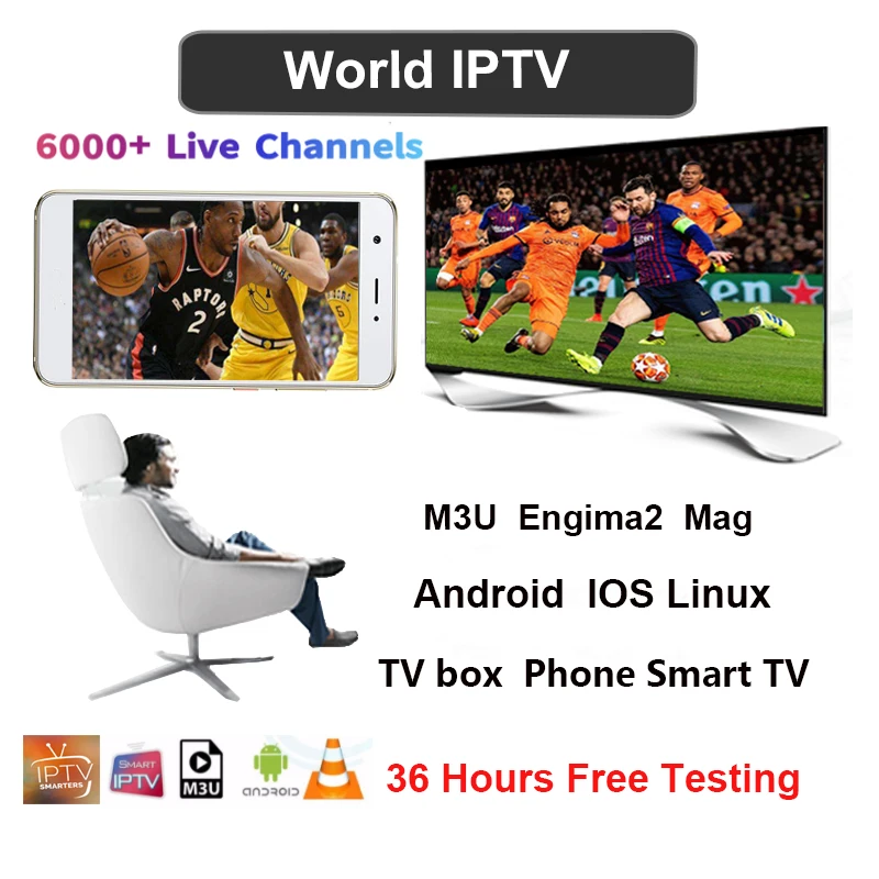 

IPTV Subscription Swedish UK Dutch Polish Spanish Italian French Sports IPTV Code M3U Enigma2 for Andorid box Mag Smart TV PC
