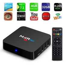 Android 7.1 TV Box 4GB RAM 32GB ROM RK3328 Quad Core Dual Wifi Smart Mini PC Streaming Media Player 4K 3D MXR Pro Set Top Box