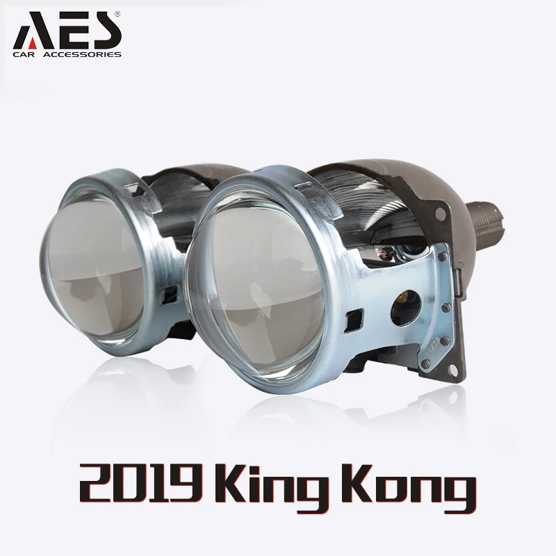 

AES Kingkong 3" Q5 Projector Lens High Low beam HID Bi-xenon Projector Universal For All Cars LHD RHD H4/H7/H11/9005/9006
